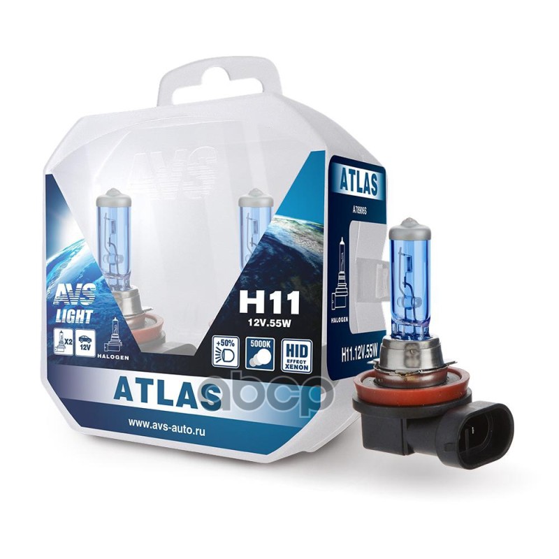 

Лампа Галогенная H11 12V55W Pb/5000К/Pb Кт.2Шт Avs Atlas Avs Industrial Co A78906S