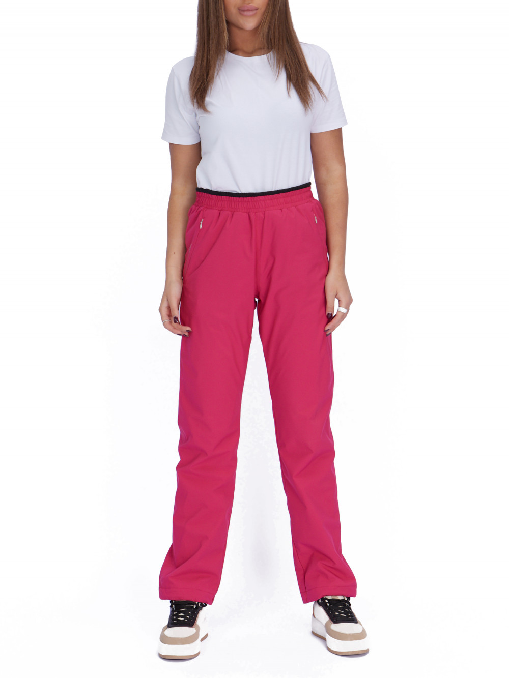 

Спортивные брюки женские NoBrand AD88149 розовые 2XL, Розовый, AD88149