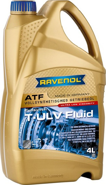 

Трансмиссионное масло RAVENOL 121114600401999 ATF T-ULV Fluid