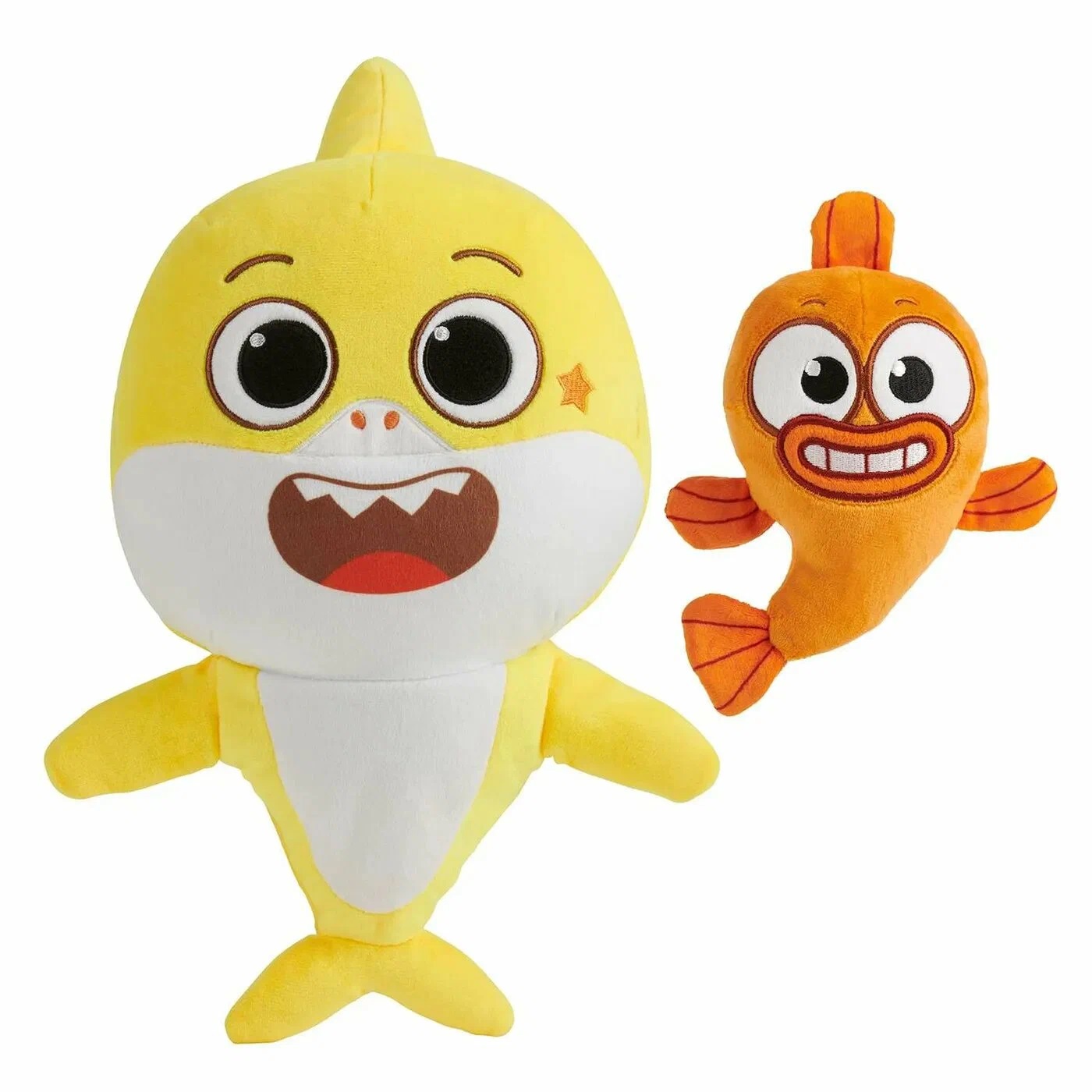 Игрушка Baby Shark плюшевая музыкальная Baby Shark and William