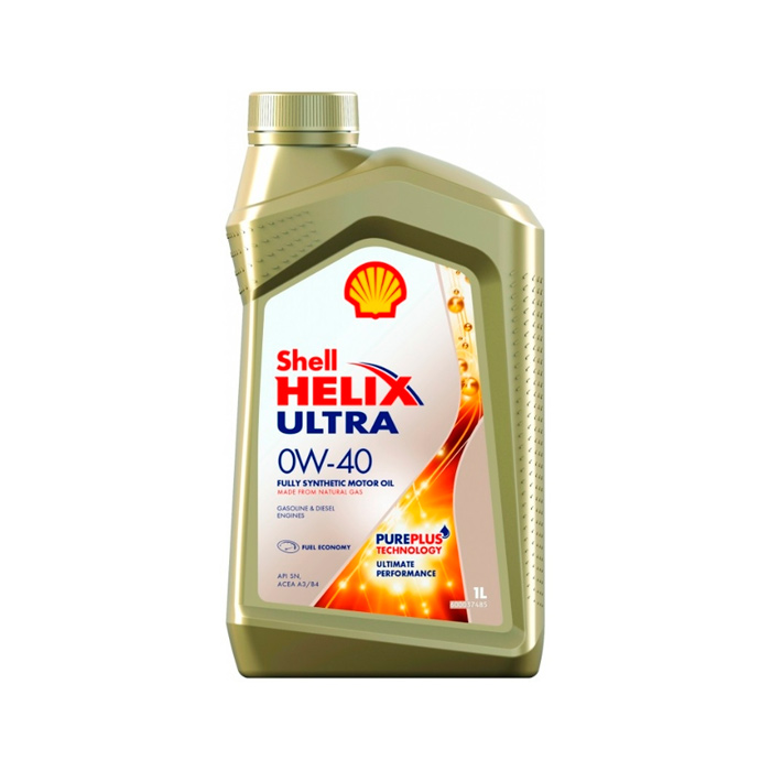 

Моторное масло Shell 0W40 Helix Ultra API SN ACEA A3/B3/B4 1л