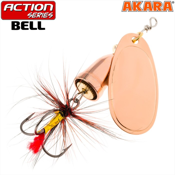 фото Блесна вращающаяся akara action series bell, 6 г, цвет a20