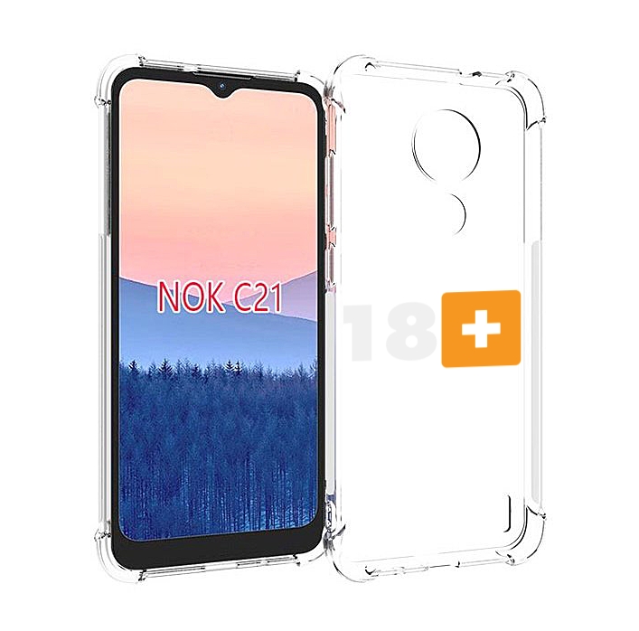 

Чехол MyPads 18+ для Nokia C21, Прозрачный, Tocco