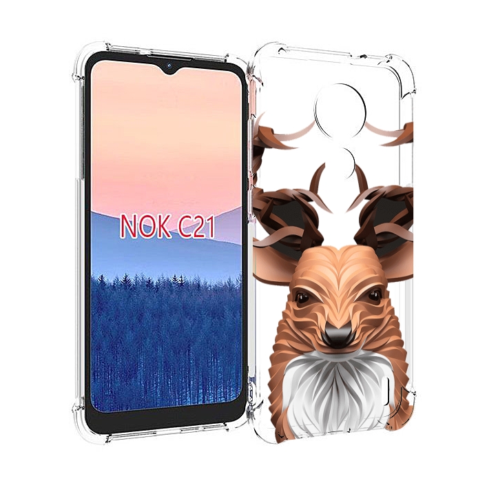

Чехол MyPads 3D-олень для Nokia C21, Прозрачный, Tocco