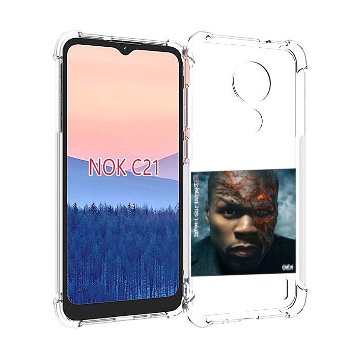 

Чехол MyPads 50 Cent - Before I Self Destruct мужской для Nokia C21, Прозрачный, Tocco
