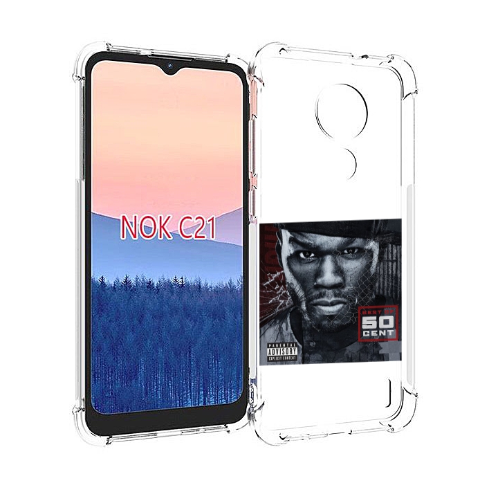 

Чехол MyPads 50 Cent - Best Of для Nokia C21, Прозрачный, Tocco