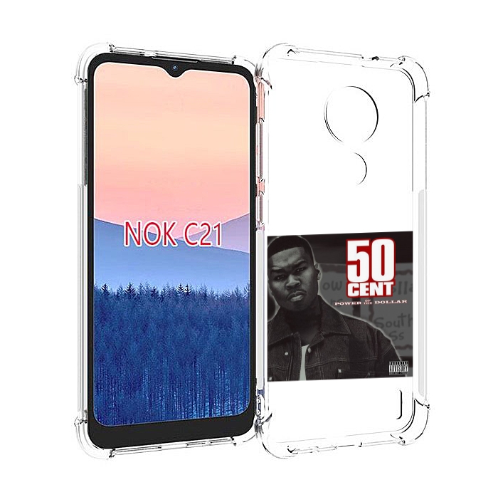 

Чехол MyPads 50 Cent - Power Of The Dollar для Nokia C21, Прозрачный, Tocco