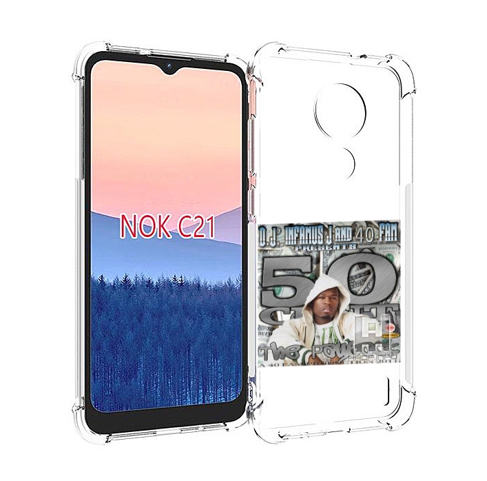 

Чехол MyPads 50 Cent - The Payback для Nokia C21, Прозрачный, Tocco