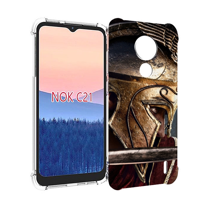 

Чехол MyPads Assassin's Creed Odyssey для Nokia C21, Прозрачный, Tocco