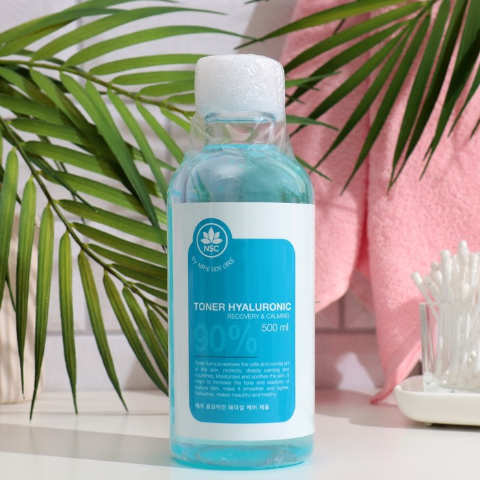 

NAME SKIN CARE Тонер для лица NSC увлажняющий с г иалуроновой кислотой, 500 мл