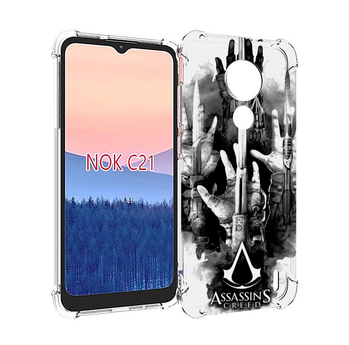 

Чехол MyPads Assassin's Creed скрытый клинок для Nokia C21, Прозрачный, Tocco