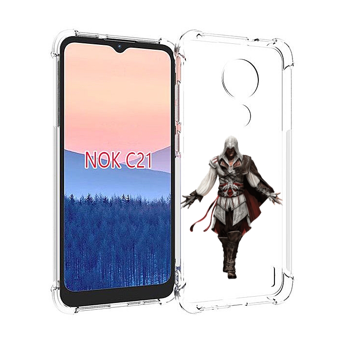 

Чехол MyPads Assassin's-Creed мужской для Nokia C21, Прозрачный, Tocco