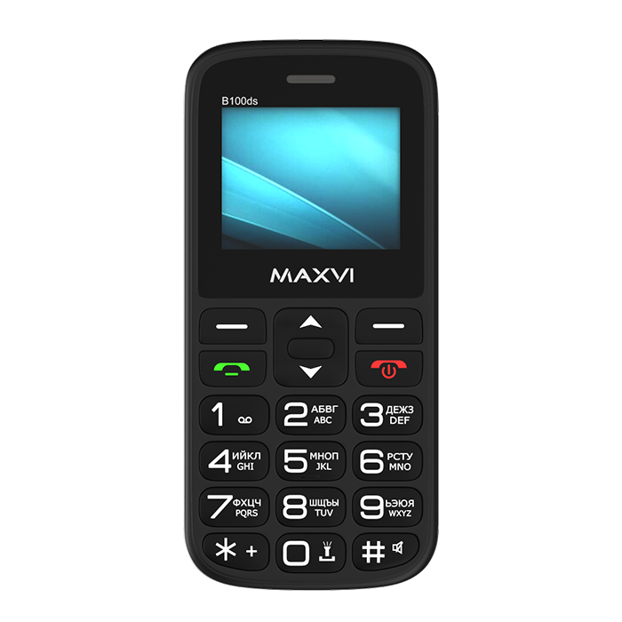 Мобильный телефон MAXVI B100 DS Black