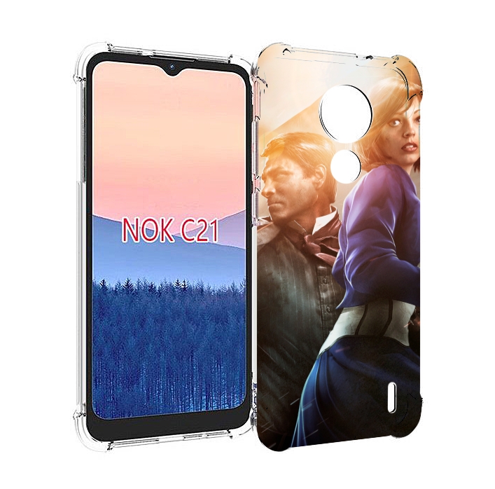 

Чехол MyPads Bioshock Infinite для Nokia C21, Прозрачный, Tocco