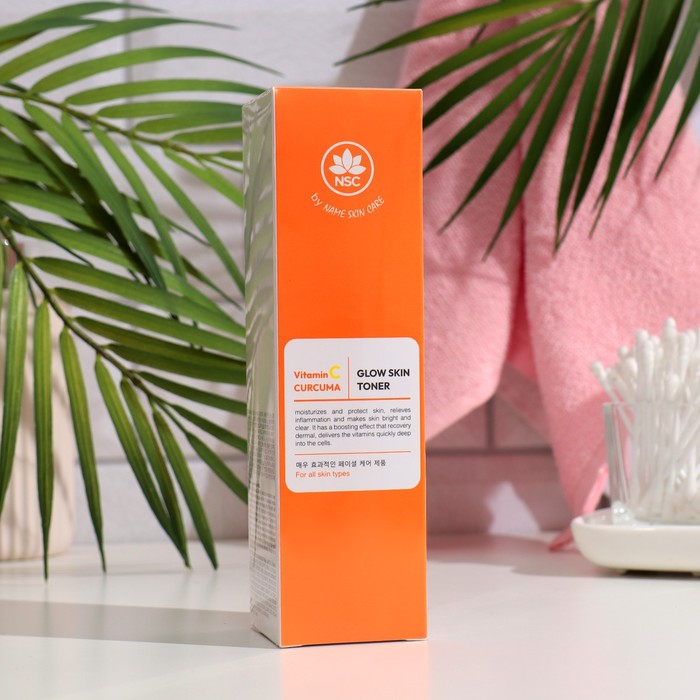 

NAME SKIN CARE Тонер для лица NSC для сияние кожи Vitamin C & Curcuma, 100 мл