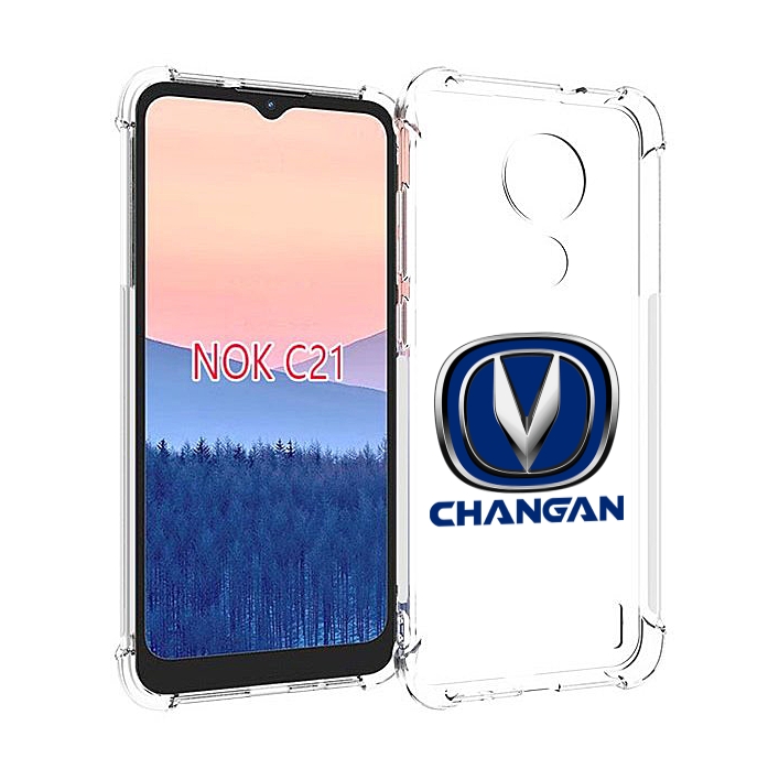 

Чехол MyPads Changan мужской для Nokia C21, Прозрачный, Tocco