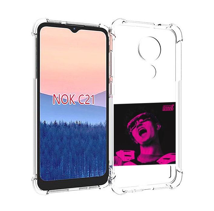 

Чехол MyPads Digital Fantazy GONE для Nokia C21, Прозрачный, Tocco
