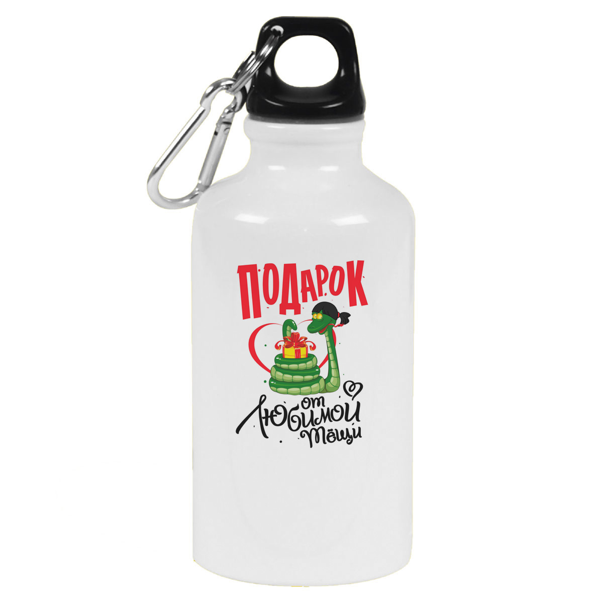 Бутылка спортивная CoolPodarok Семья. Подарок от любимой тещи