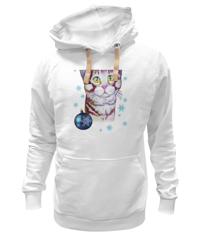 

Худи унисекс Printio Котик в снежинках. белое 3XL, Белый, Котик в снежинках.