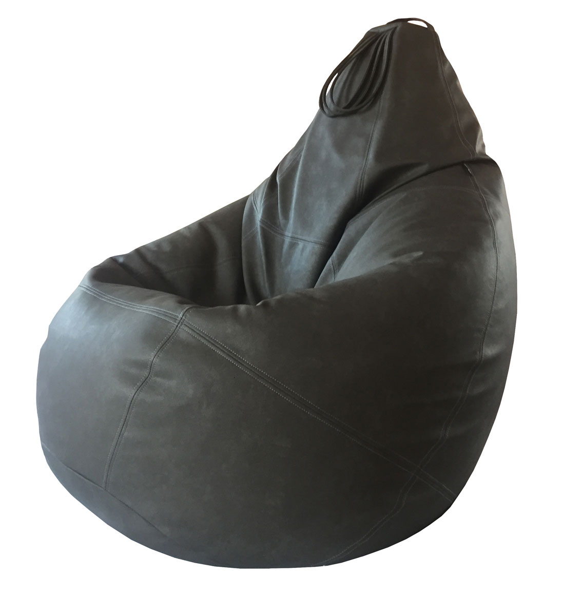 Кресло-мешок папа пуф boss серый 3xl 150x100