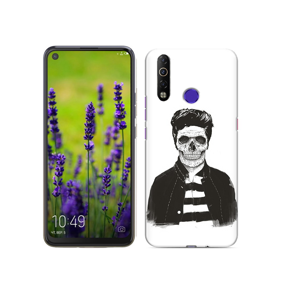 

Чехол MyPads Tocco для Tecno Camon 12 Air скелет, Прозрачный, Tocco