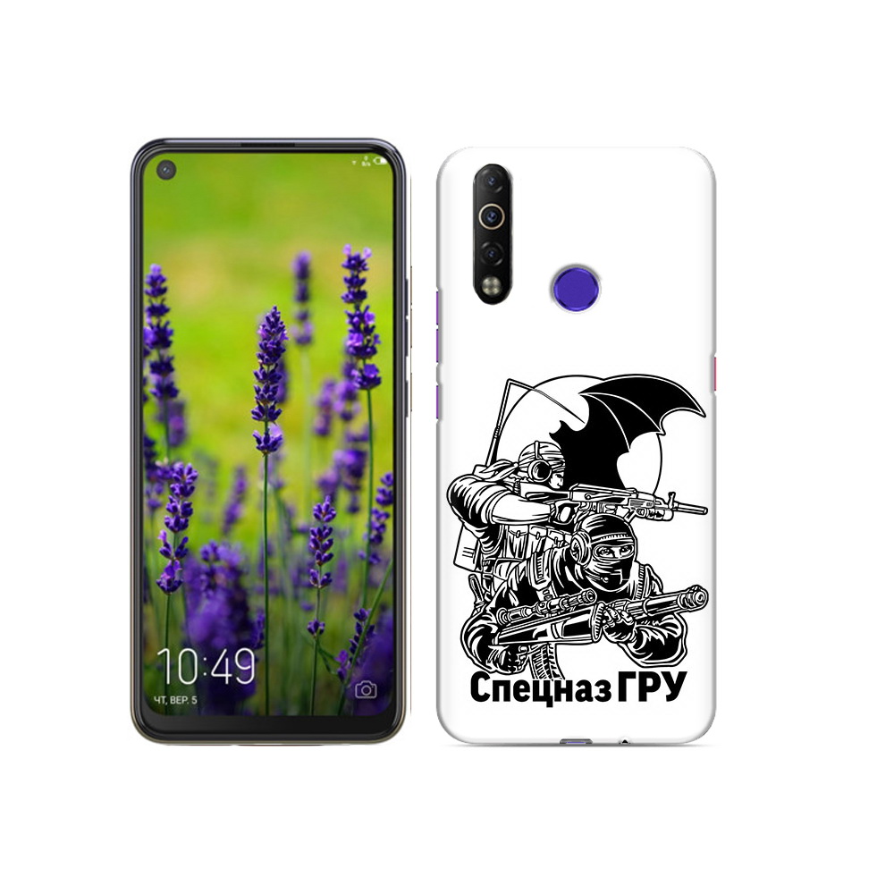 

Чехол MyPads Tocco для Tecno Camon 12 Air спецназ гру, Прозрачный, Tocco