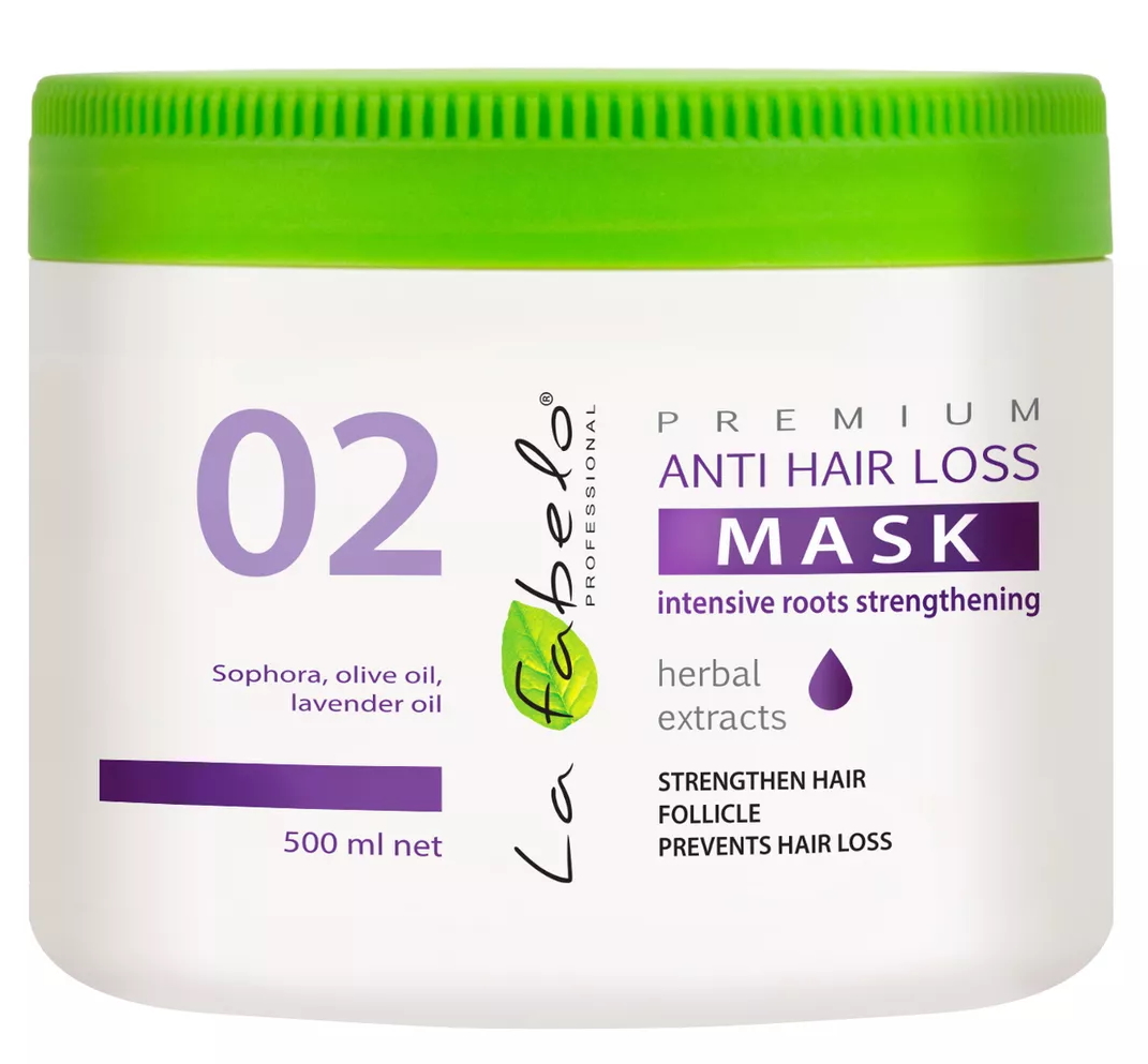 Маска La Fabelo Premium 02 Anti Hair Loss против выпадения волос 500 мл маска для волос увлажняющая hydrating hair mask