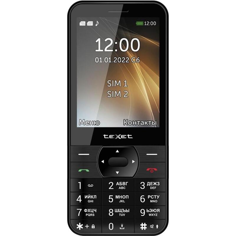

Мобильный телефон TeXet TM-423 Black, TM-423