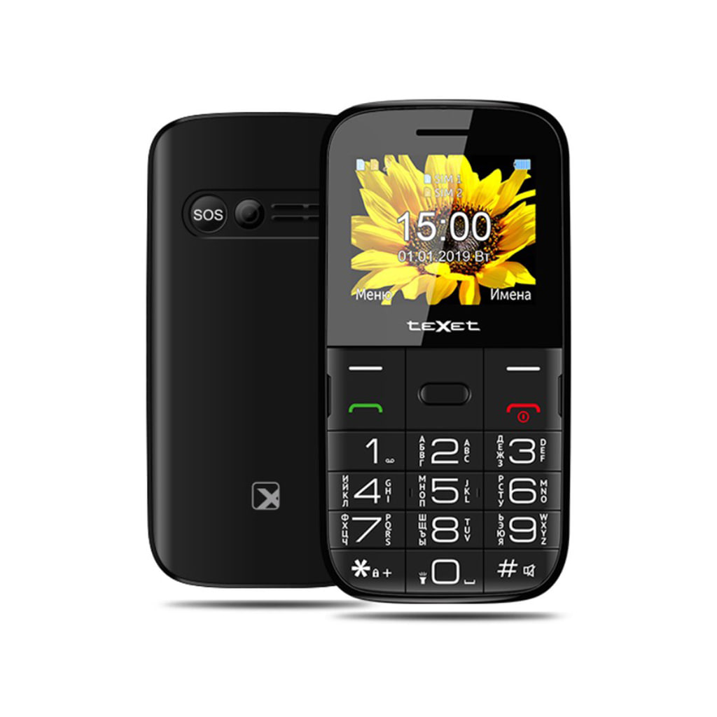 

Мобильный телефон TEXET TM-B227 Black, TM-B227