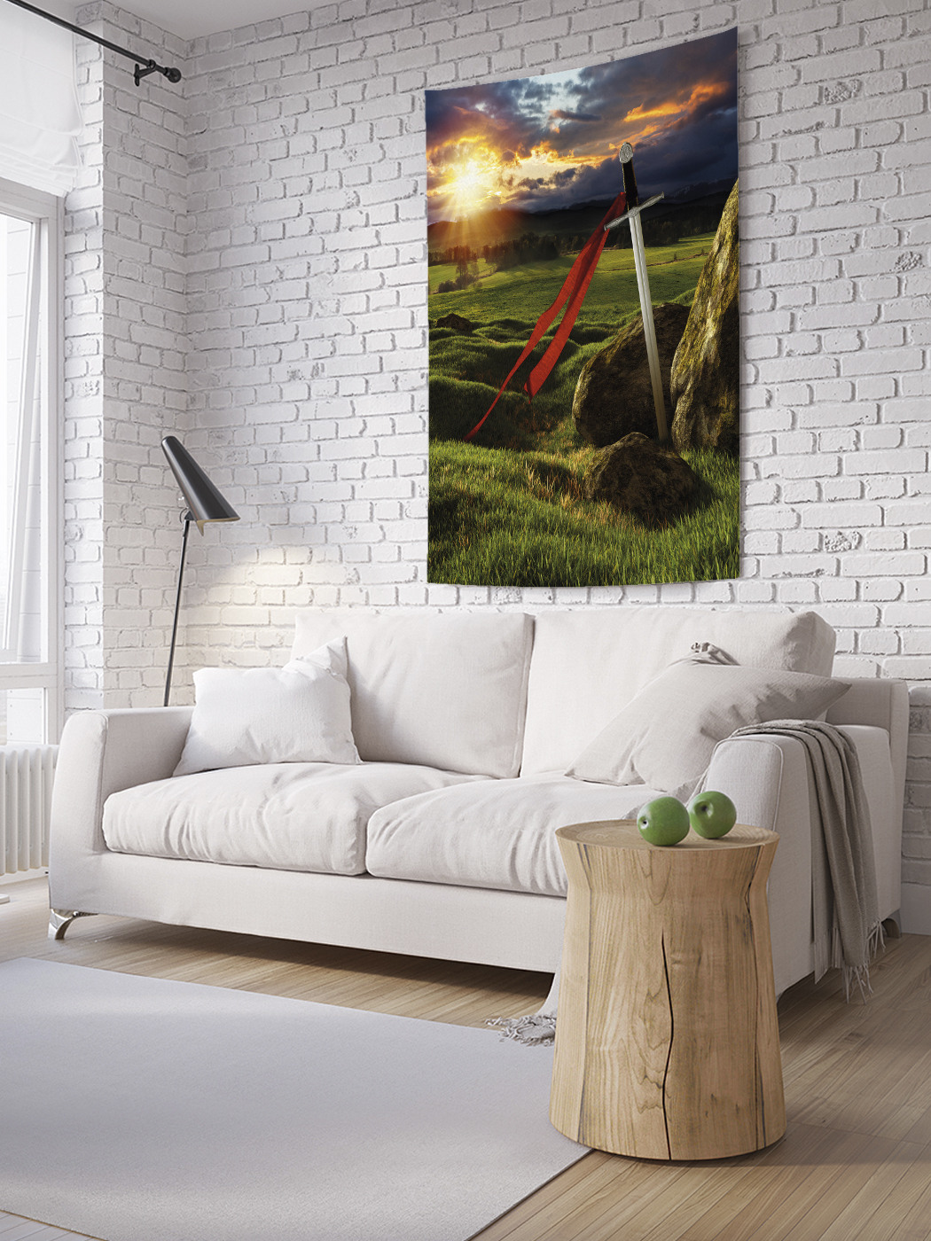 

Вертикальное фотопанно на стену JoyArty Меч Артура 100x150 см, Меч Артура