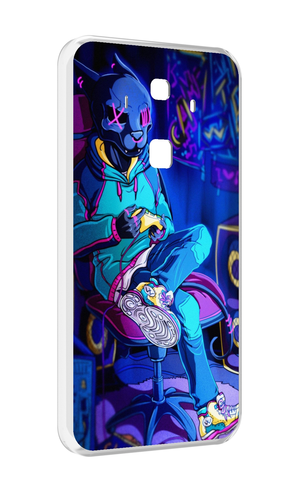 

Чехол MyPads киберпанк игрок для Huawei Mate 10 Pro, Прозрачный, Tocco