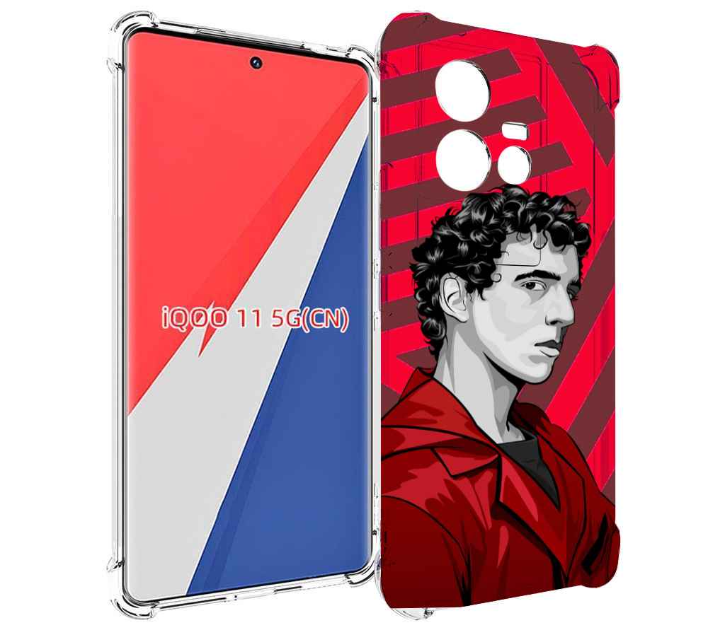 

Чехол MyPads Рио-бумажный-дом для Vivo iQOO 11, Прозрачный, Tocco