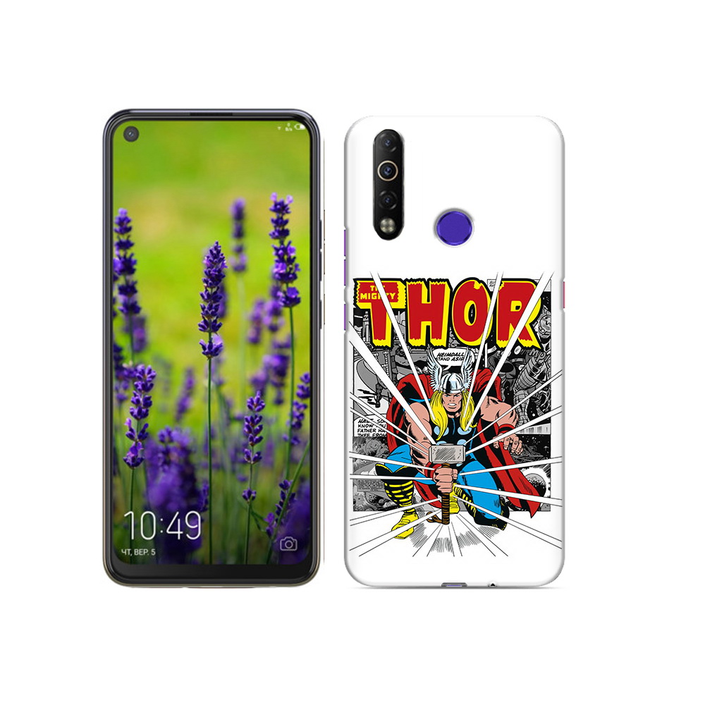 

Чехол MyPads Tocco для Tecno Camon 12 Air тор рисунок, Прозрачный, Tocco
