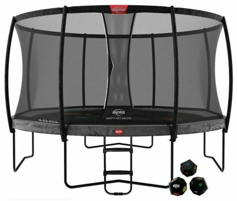 

Батут BERG Champion Regular 430 Grey Levels + Safety Net DLX XL, Champion Regular