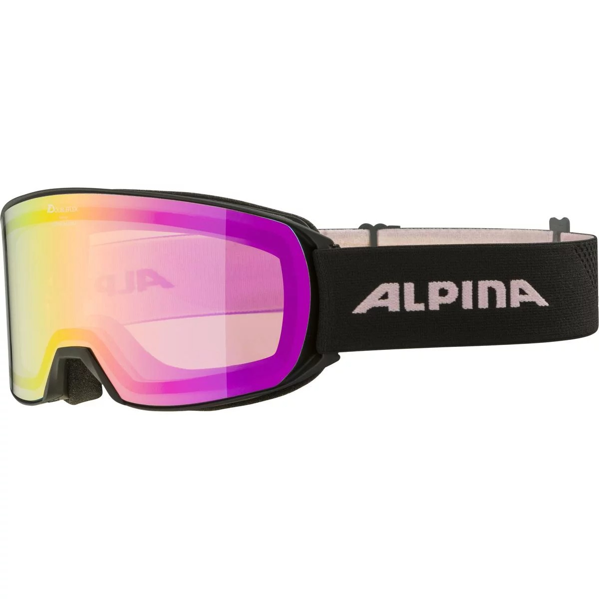 фото Очки горнолыжные alpina 2022-23 nakiska q-lite black-rose matt