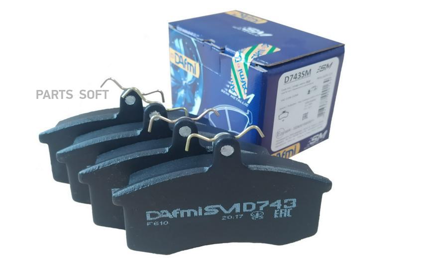 

Колодки тормозные передние 2108 Dafmi