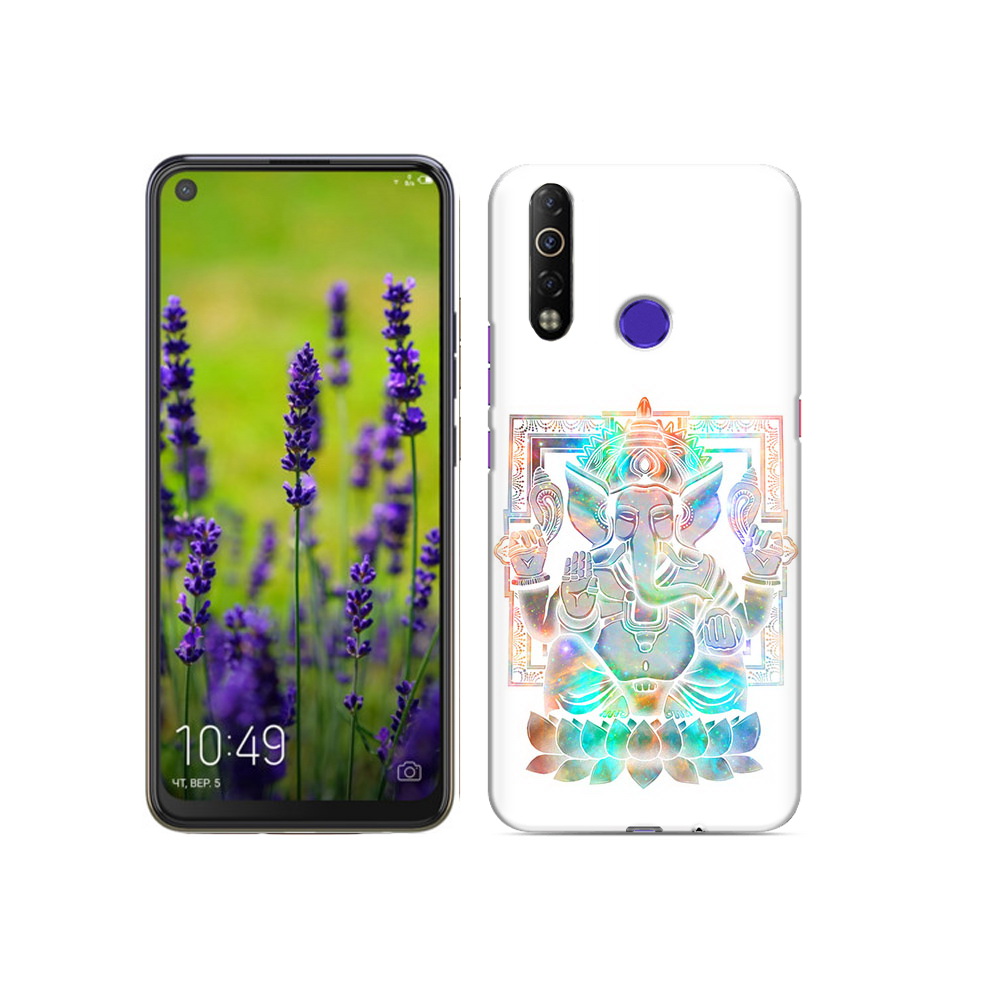 

Чехол MyPads Tocco для Tecno Camon 12 Air умный слон, Прозрачный, Tocco