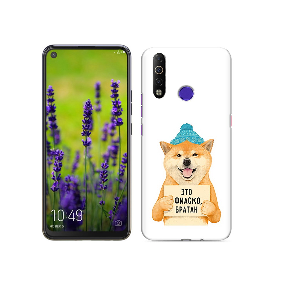 

Чехол MyPads Tocco для Tecno Camon 12 Air фиаско, Прозрачный, Tocco