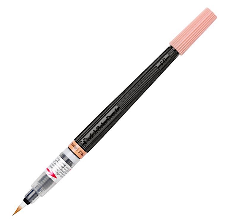 

Кисть с краской PentelColour Brush, 1-10 мм, 5 мл, цвет бежевый