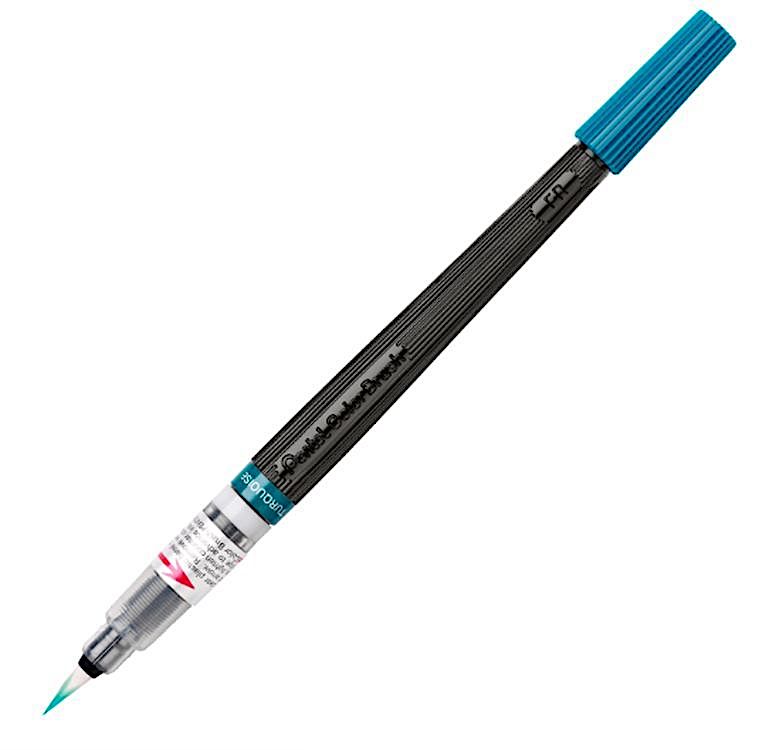 

Кисть с краской PentelColour Brush, 1-10 мм, 5 мл, цвет бирюзовый