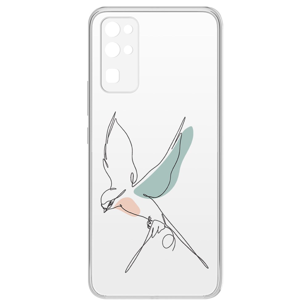 Чехол-накладка Krutoff Clear Case Полет для Honor 30