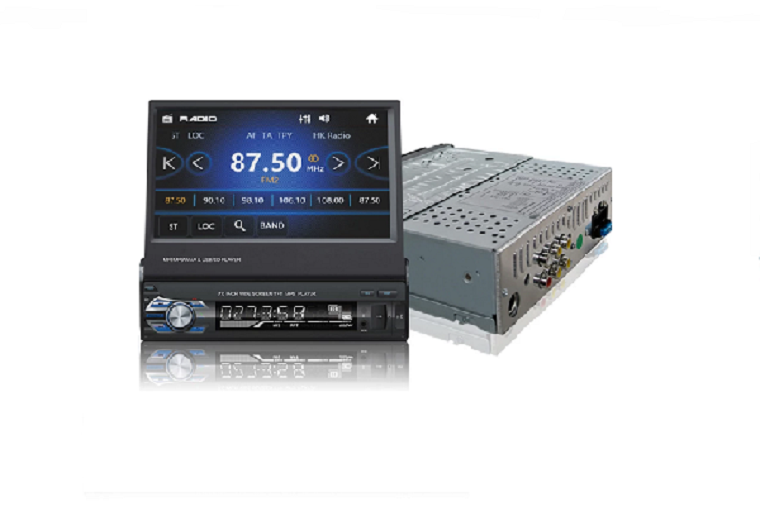 

Магнитола AMT выдвижной экран