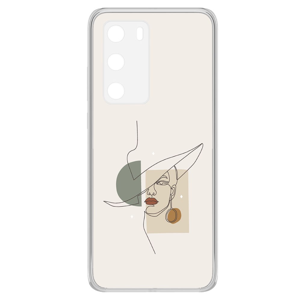 

Чехол-накладка Krutoff Clear Case Стиль для Huawei P40