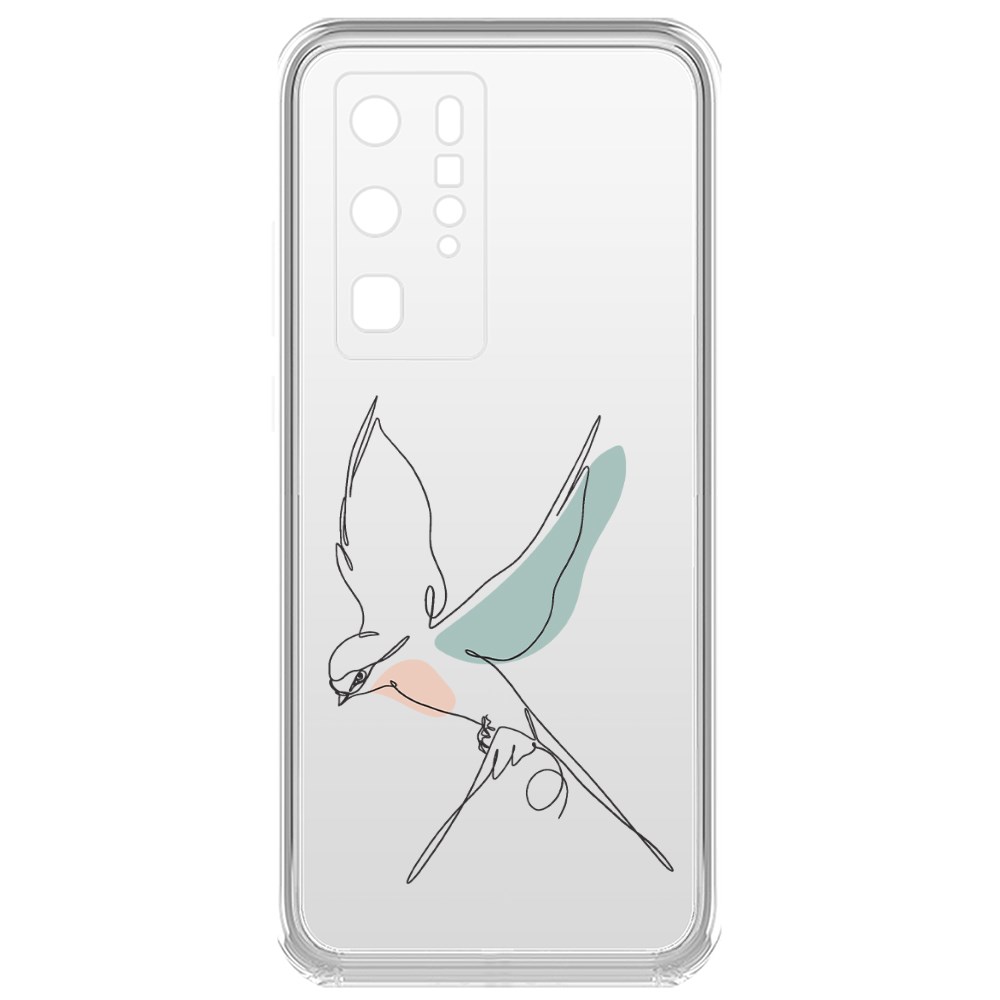 

Чехол-накладка Krutoff Clear Case Полет для Huawei P40 Pro