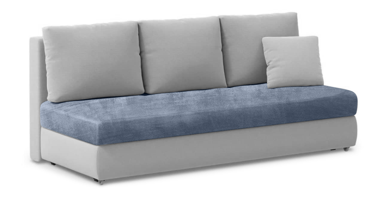 Чехол на сиденье дивана еврокнижка Виктория хоум декор Бруклин серо-синий