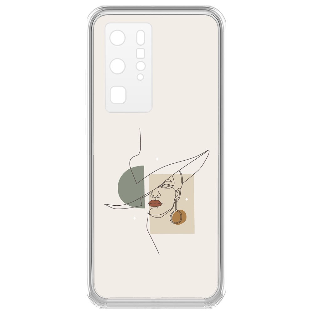 

Чехол-накладка Krutoff Clear Case Стиль для Huawei P40 Pro