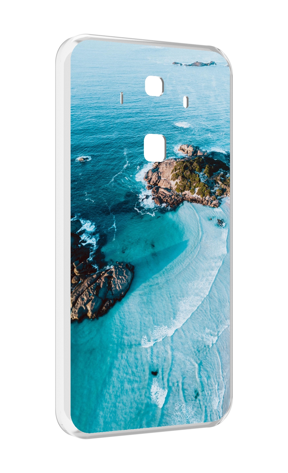 

Чехол MyPads красивый голубой залив для Huawei Mate 10 Pro, Прозрачный, Tocco