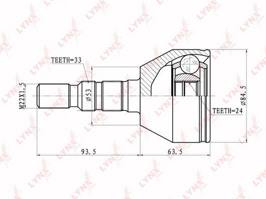 

Co-5900 Шрус Наружный К-Кт Opel Astra/Zafira 1.8/2.2/1.7Cdti 04>