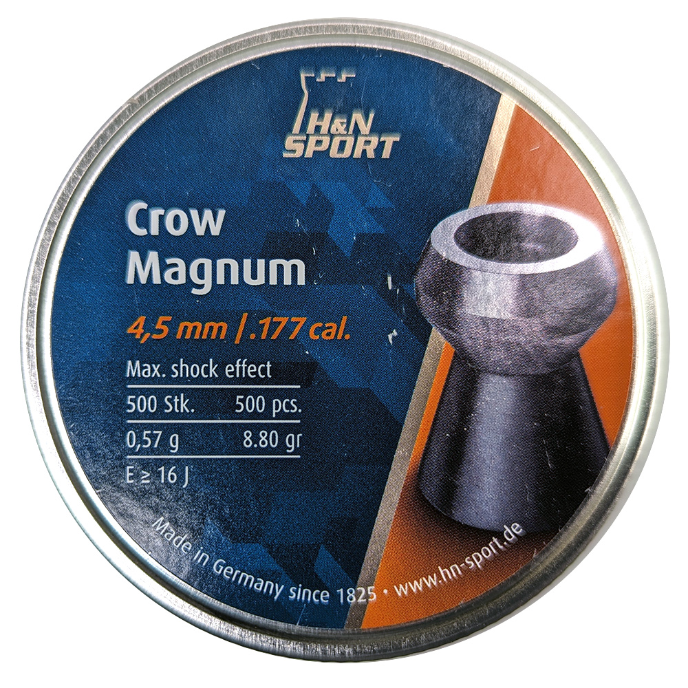 Пули для пневматики HN Crown Magnum 45 мм 057г 500шт 1724₽