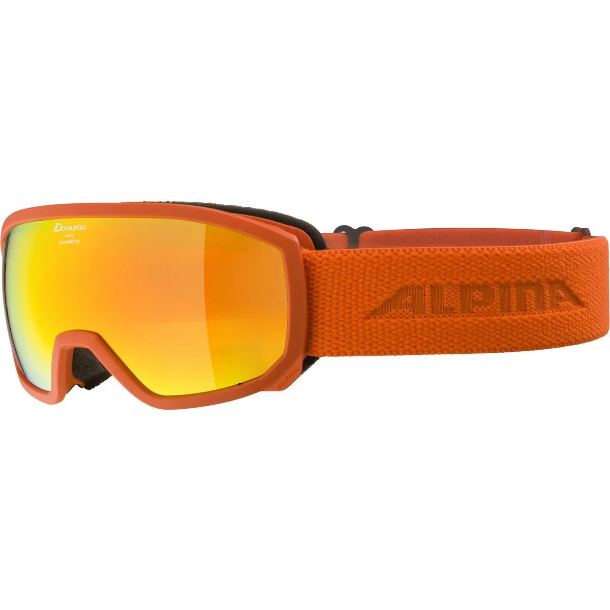 фото Очки горнолыжные alpina 2022-23 scarabeo jr. q-lite pumpkin matt